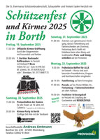 Plakat Schützenfest 2025