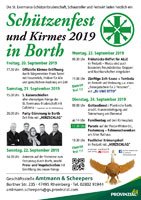 Plakat Schützenfest 2019