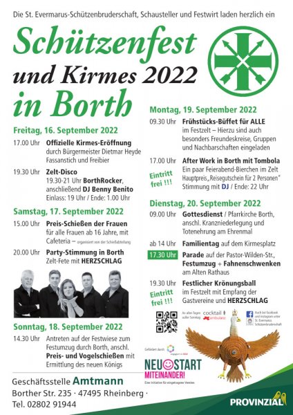 Plakat Schützenfest 2022