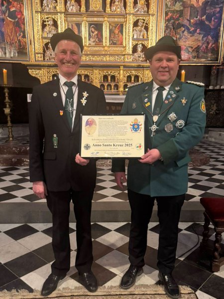 Verleihung Anno Santo Kreuz 2025