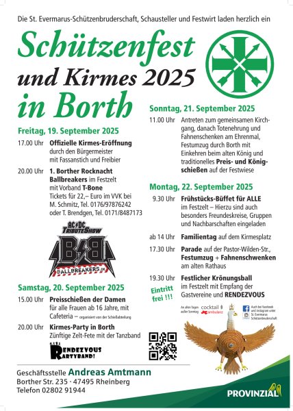 Plakat Schützenfest 2025