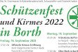 Plakat Schützenfest 2022