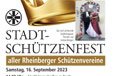 Plakat Stadtschützenfest 2023