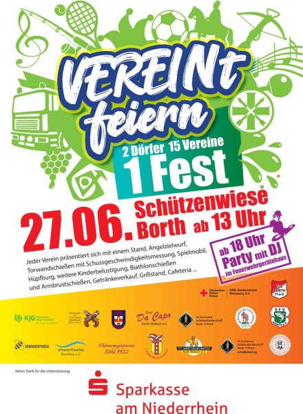 Plakat Vereinsfest 2026