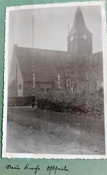 Bilder vom Neubau der Kirche 1937