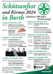 Plakat Schützenfest 2024